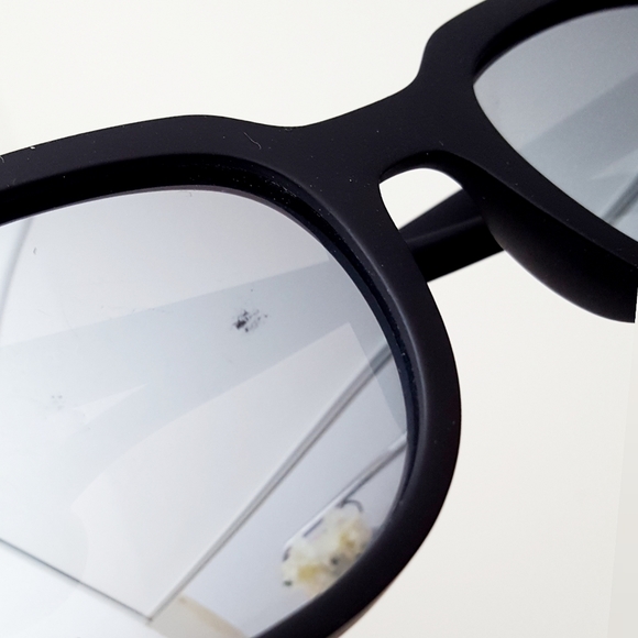 🔥Unisex Gravity😎Black Polarized UV Reflective Mirror Flat Sunglasses - Picture 9 of 9